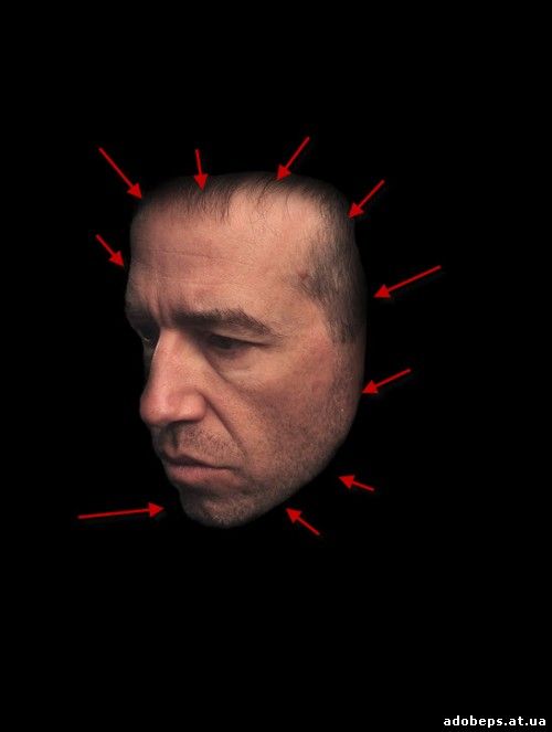 1 ластик 500x663 дизайн Интересные человека манипуляции с лицом текстуры корни дерева в Photoshop